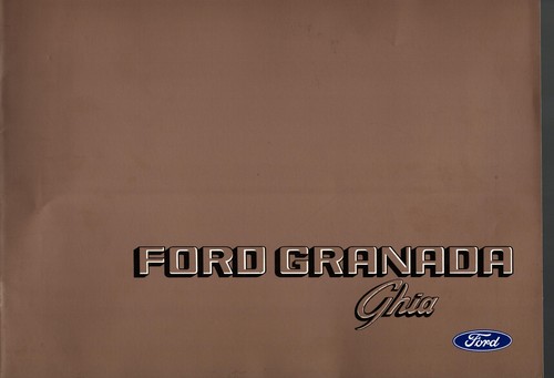 Prospekt ford granada ghia - ford, von