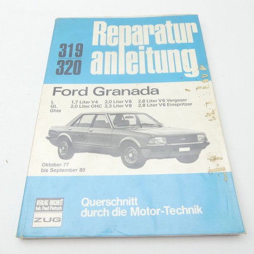 Ford granada werkstatthandbuch - ford,