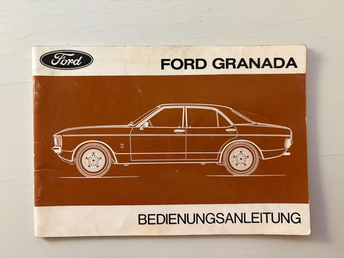 Betriebsanleitung ford granada - betriebsanleitung,